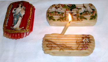 Brennendes Wachsst&ouml;ckerl